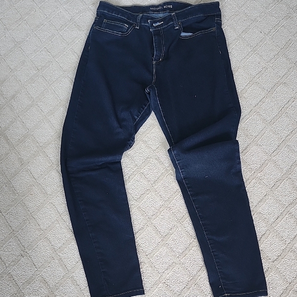 Michael Kors Women's Dark Blue Skinny Jeans - Picture 1 of 7
